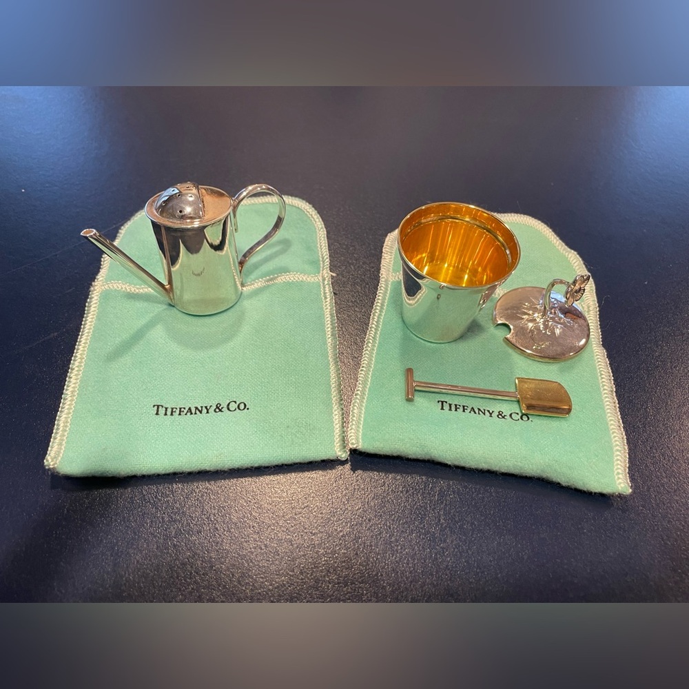 Tiffany & Co Italy Sterling Silver Salt & Pepper